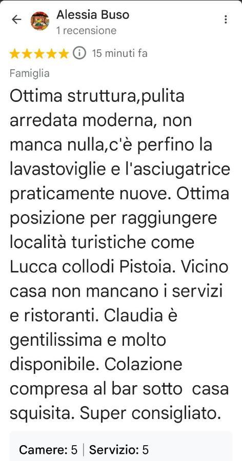 Claudia'S Home Pescia Luaran gambar